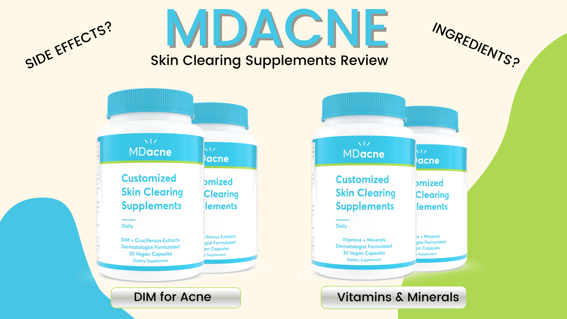 mdacne supplements review